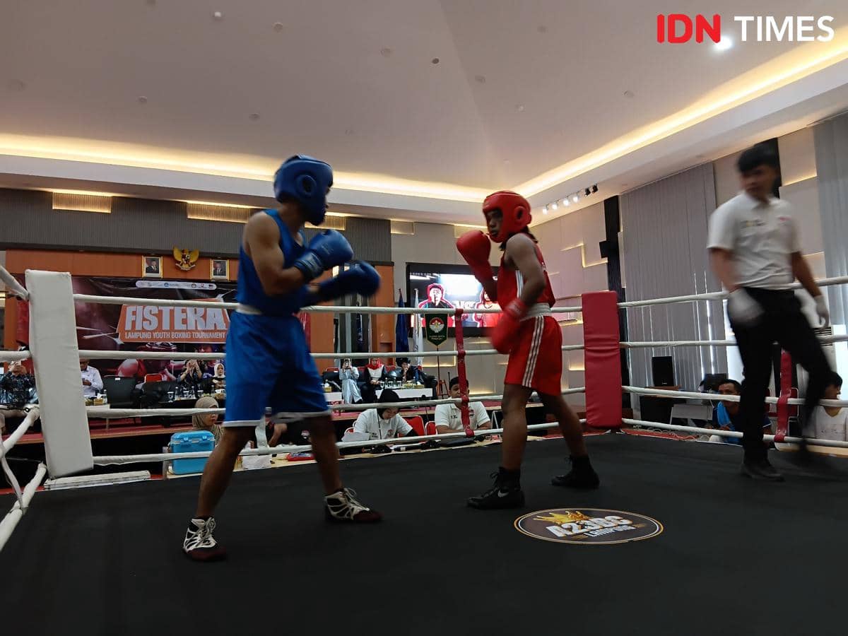 Fistera Lampung Youth Boxing Tournament digelar di GKU 2 ITERA 29 September hingga 2 Oktober 2026. (IDN Times/Martin L Tobing).