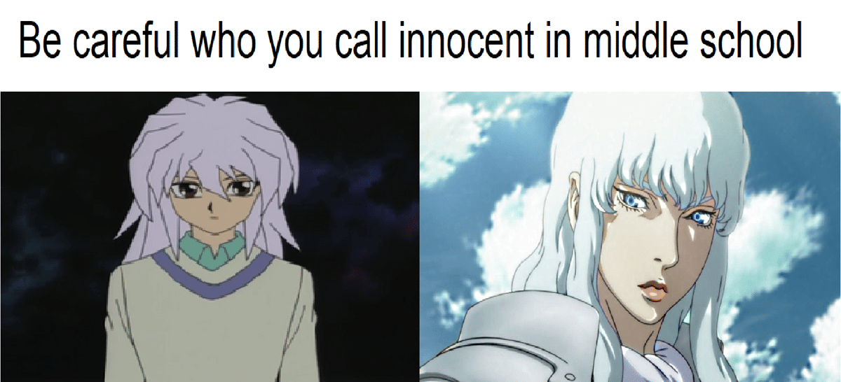 meme anime tentang masa SMP