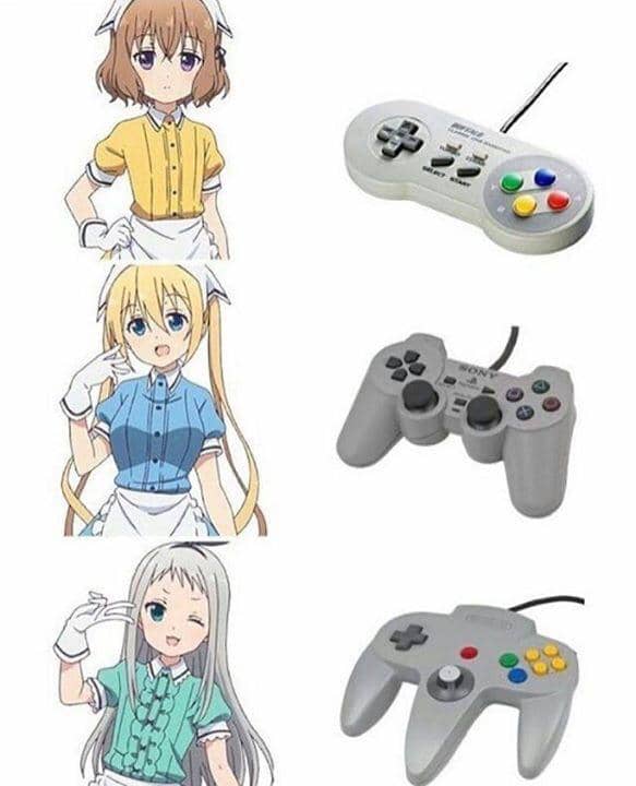 meme anime tentang stik game