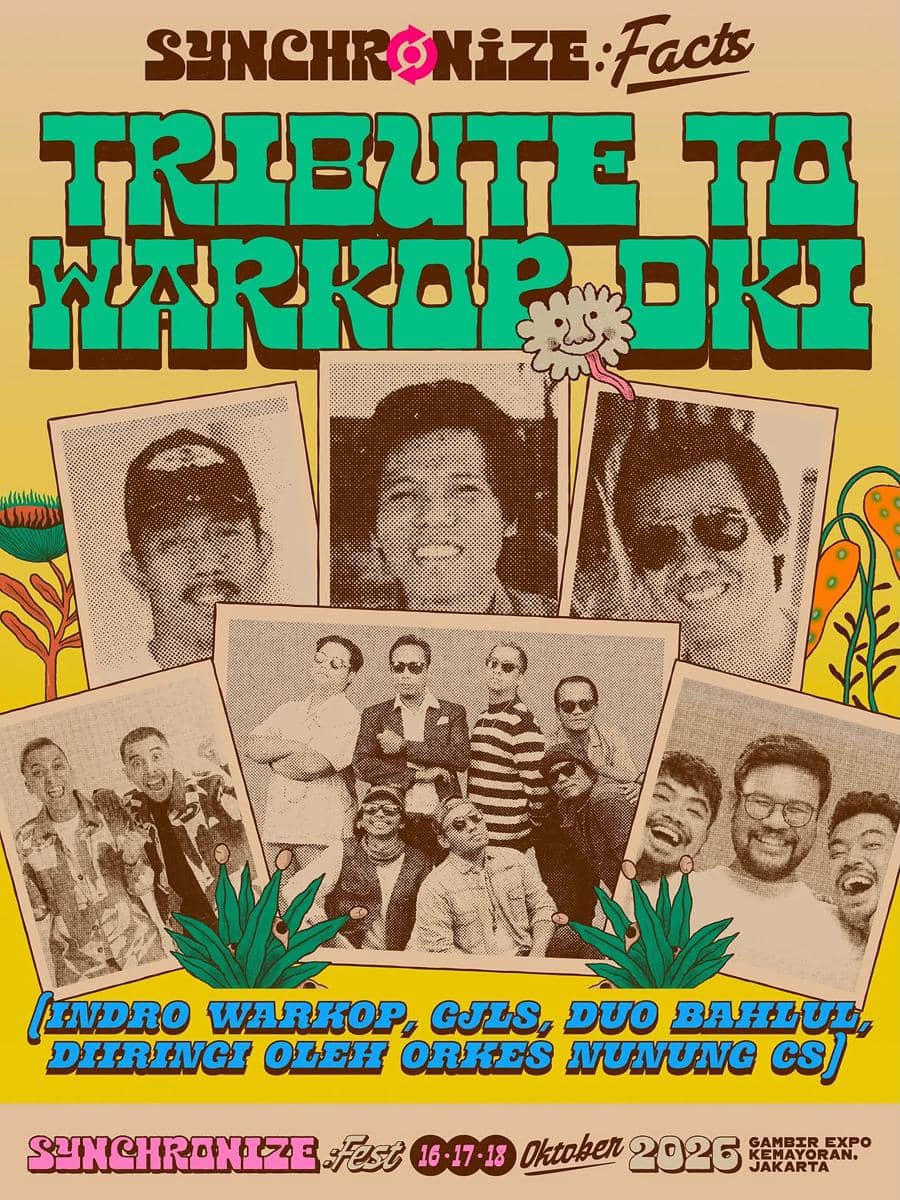 Synchronize Fest 2026 bakal menghadirkan pertunjukan Tribute to Warkop DKI (instagram.com/synchronizefest)