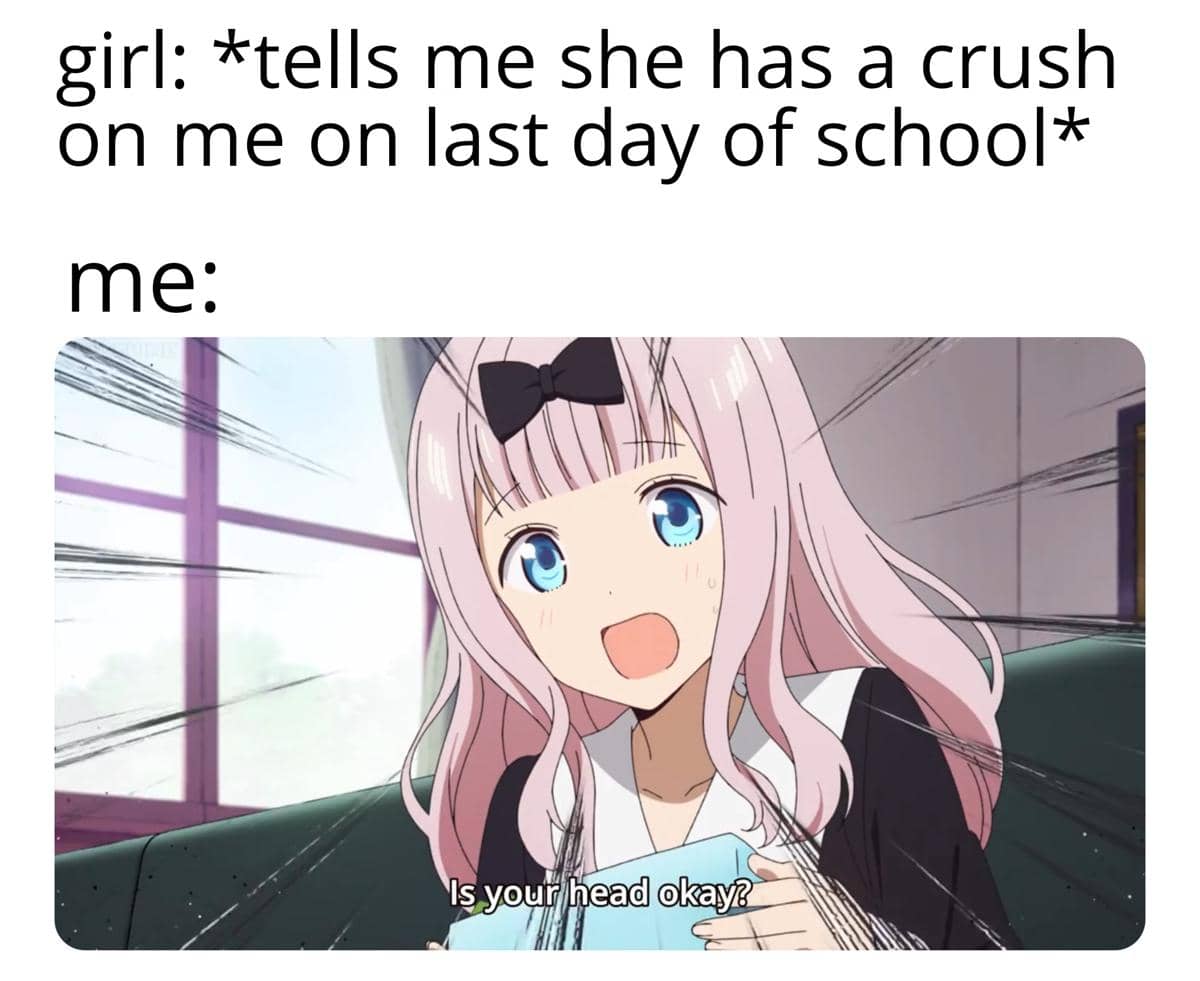 meme anime tentang masa SMP