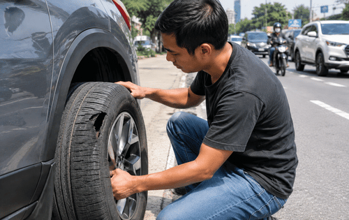 Kenapa Ban Mobil Listrik Rentan Sobek di Bagian Dinding?