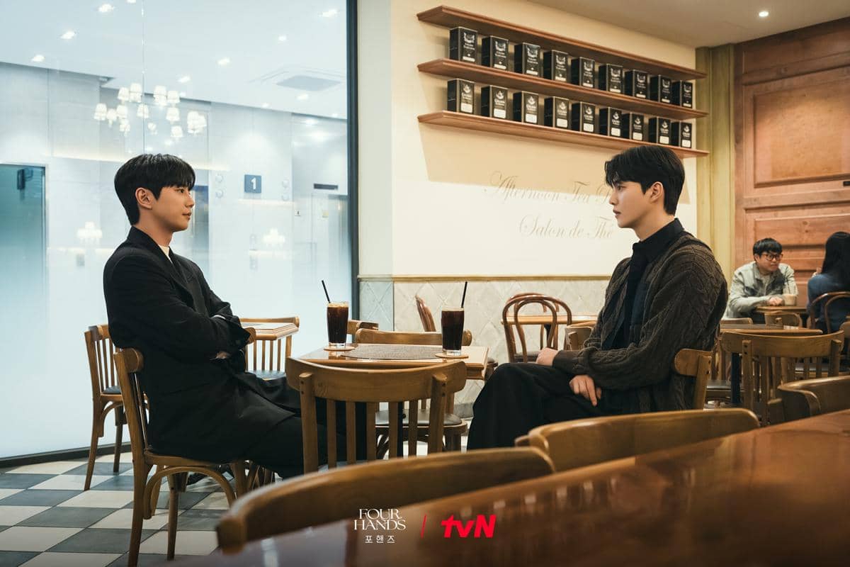Cuplikan adegan dari drama Four Hands, Two Sonatas yang dibagikan melalui akun X resmi CJnDrama di media sosial.
