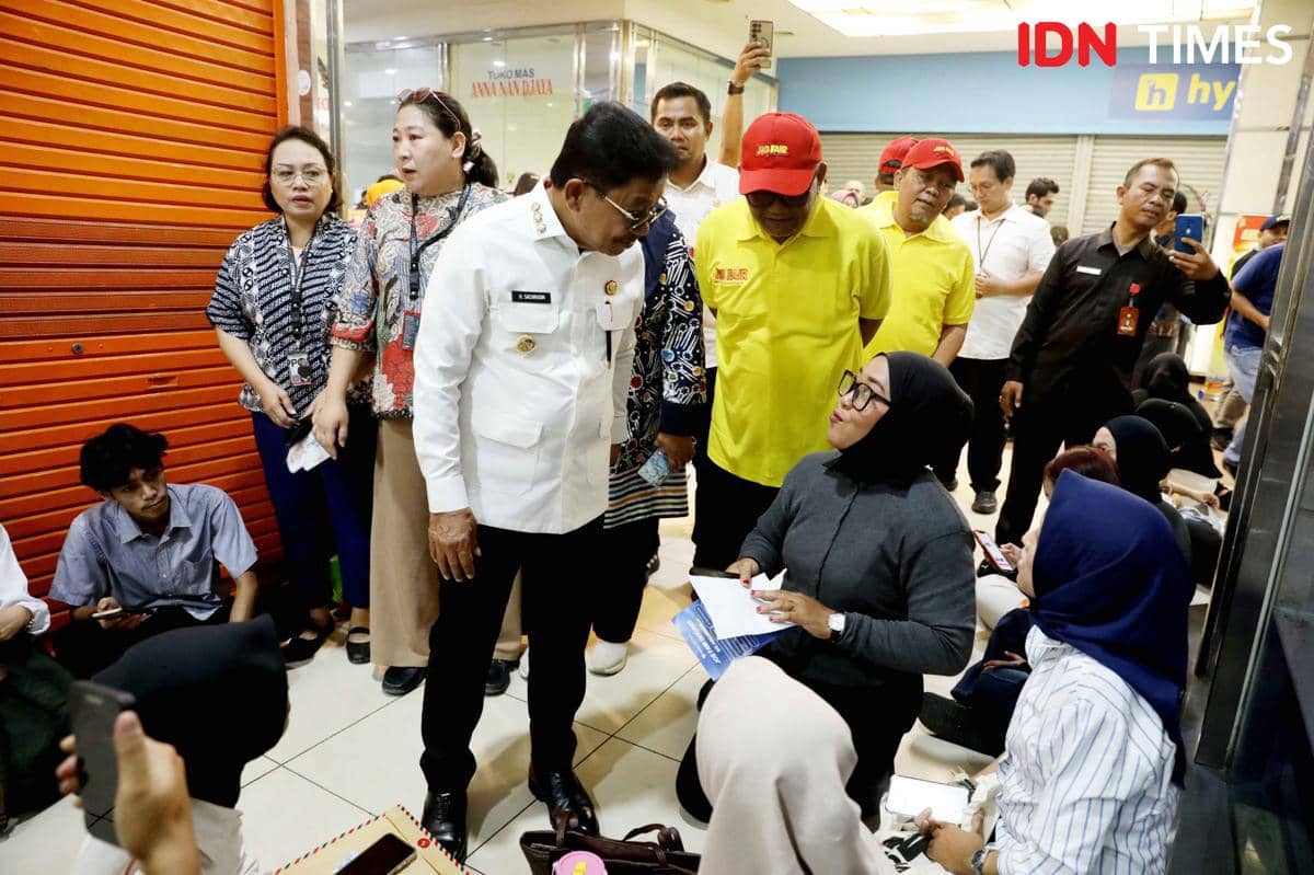 Potret Wali Kota Tangerang Sachrudin yang didokumentasikan oleh jurnalis IDN Times Maya Aulia Aprilianti.