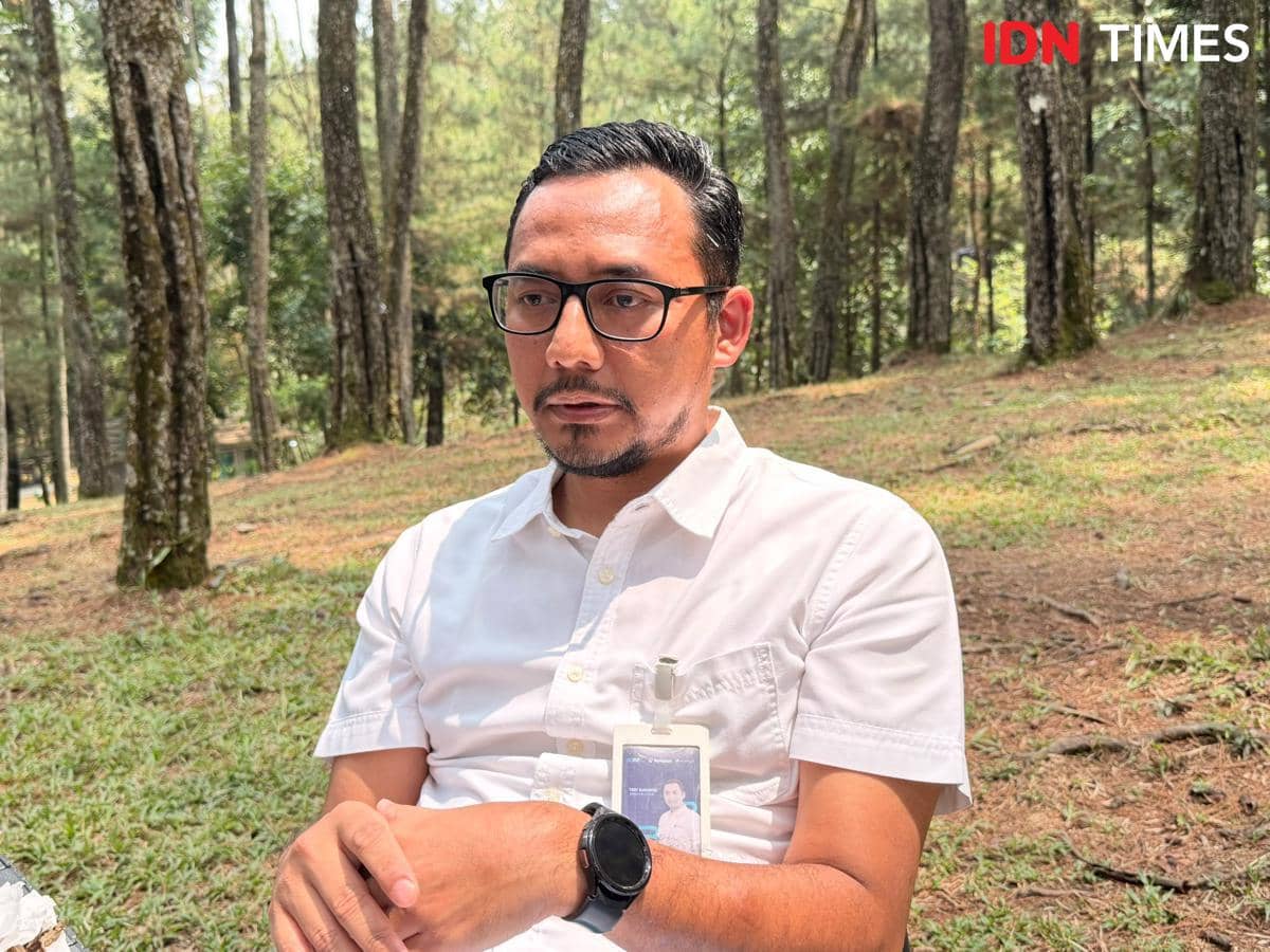 Direktur Utama PT Perhutani Alam Wisata Risorsis (Palawi), Tedy Sumarto. (IDN Times/Vadhia Lidyana)