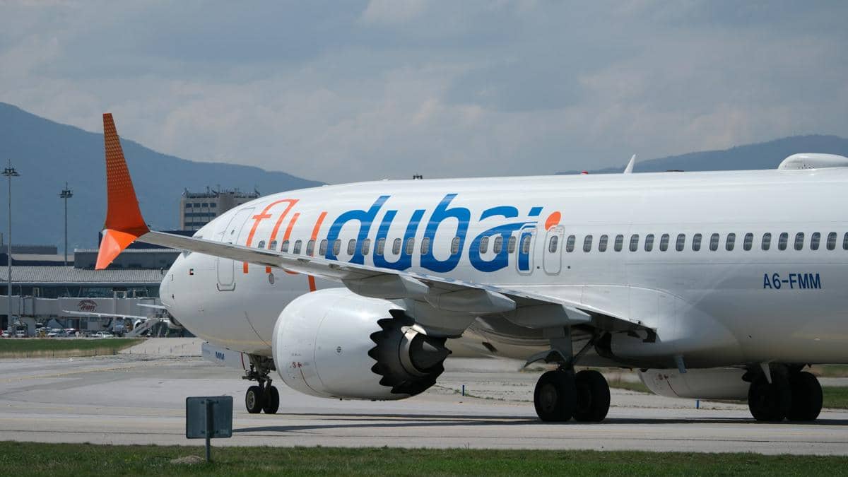 ilustrasi pesawat Flydubai