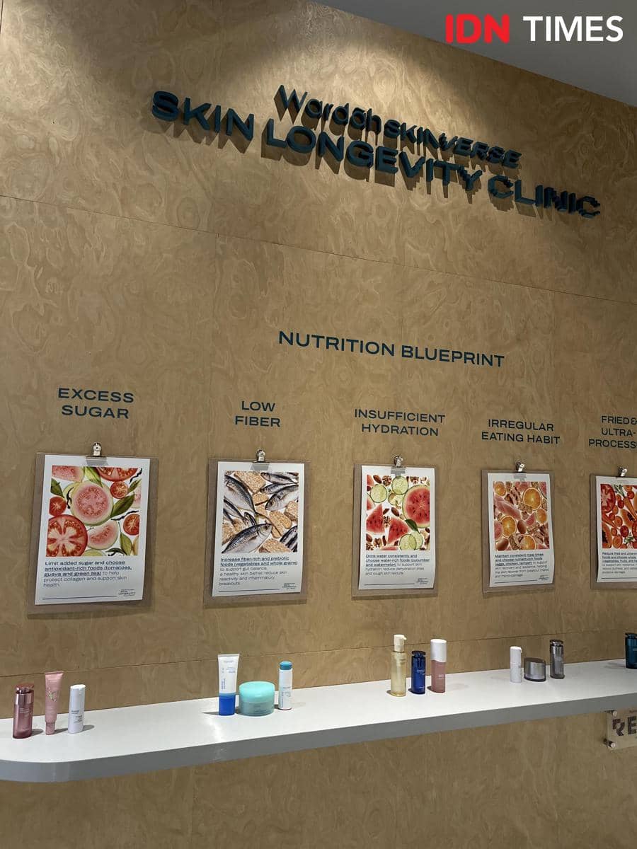 Wardah Skinverse Skin Longevity Clinic. Acara ini digelar di SPAC8, Lantai UG, ASHTA District 8, SCBD, Jakarta Selatan pada 29 September-6 O