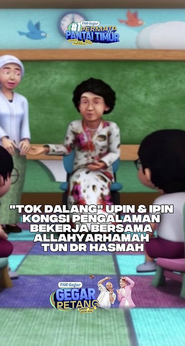 Cuplikan episode serial animasi Upin Ipin yang diunggah melalui akun Instagram resmi Upin Ipin.