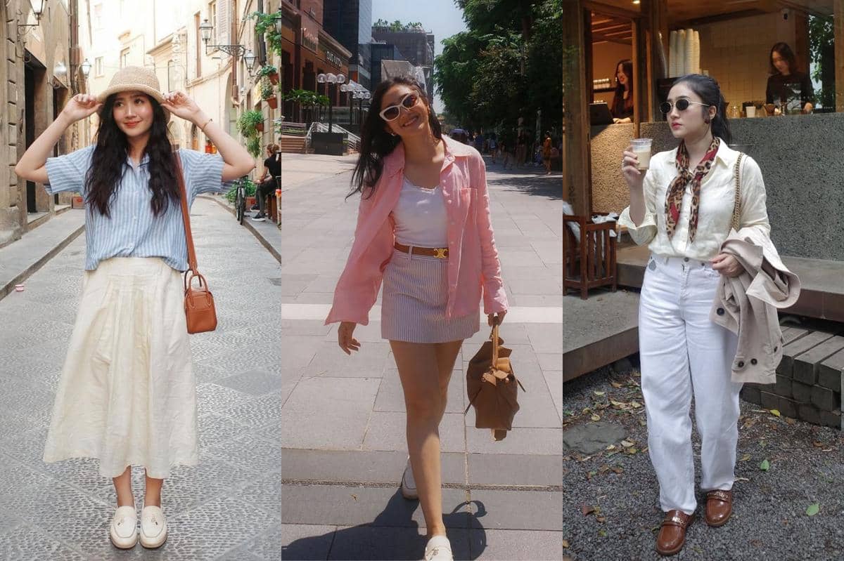 7 Padu Padan Kemeja buat Liburan ala Febby Rastanty, Makin Kece!
