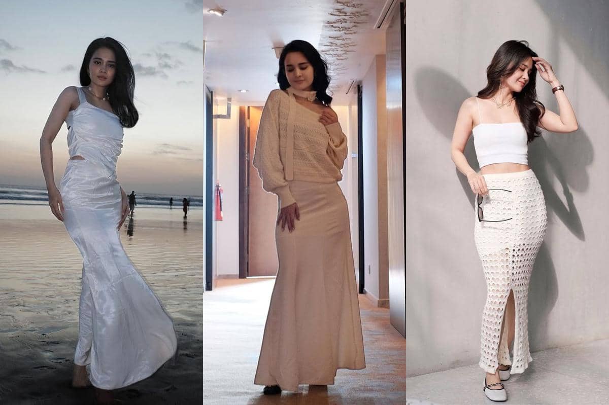 7 Inspirasi Outfit Serba Putih ala Michelle Ziudith yang Memesona