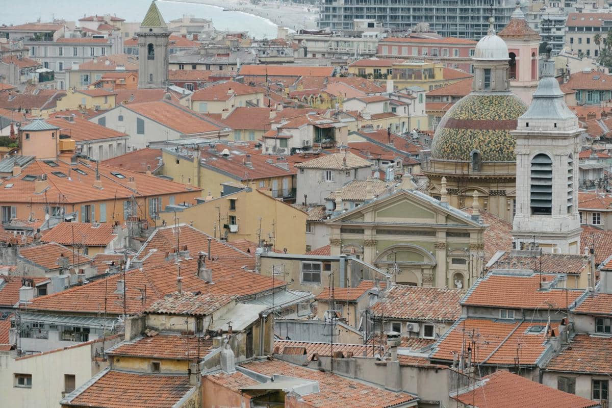 potret kota tua Vieux Nice