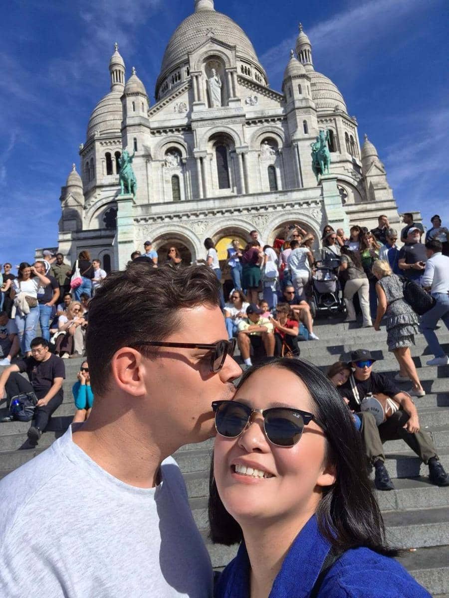 Gracia Indri liburan berdua bersama suami di Paris