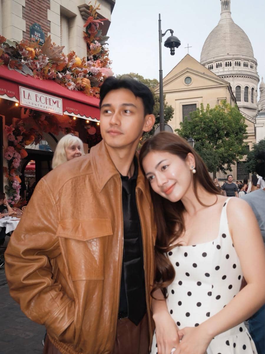 Felicya Angelista dan Caesar Hito liburan musim gugur di Paris