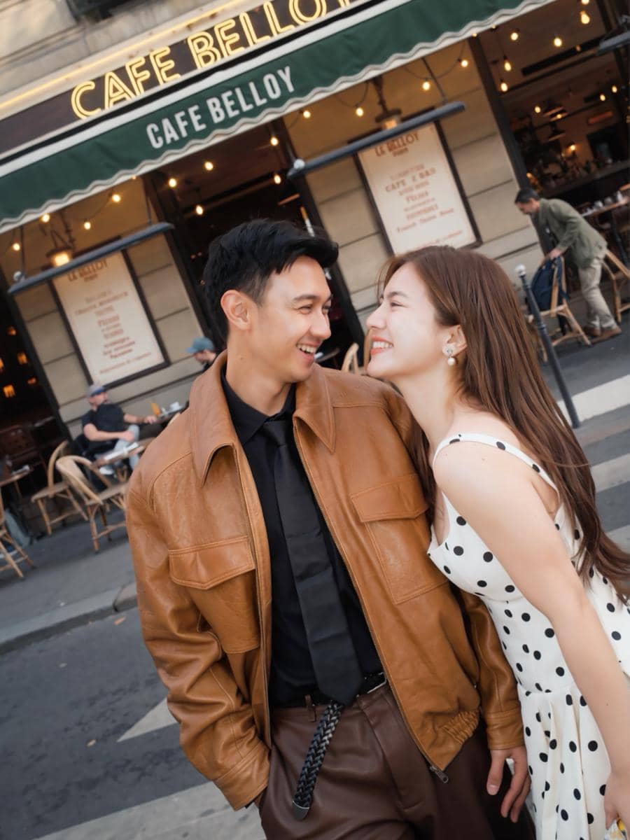 Felicya Angelista dan Caesar Hito liburan musim gugur di Paris