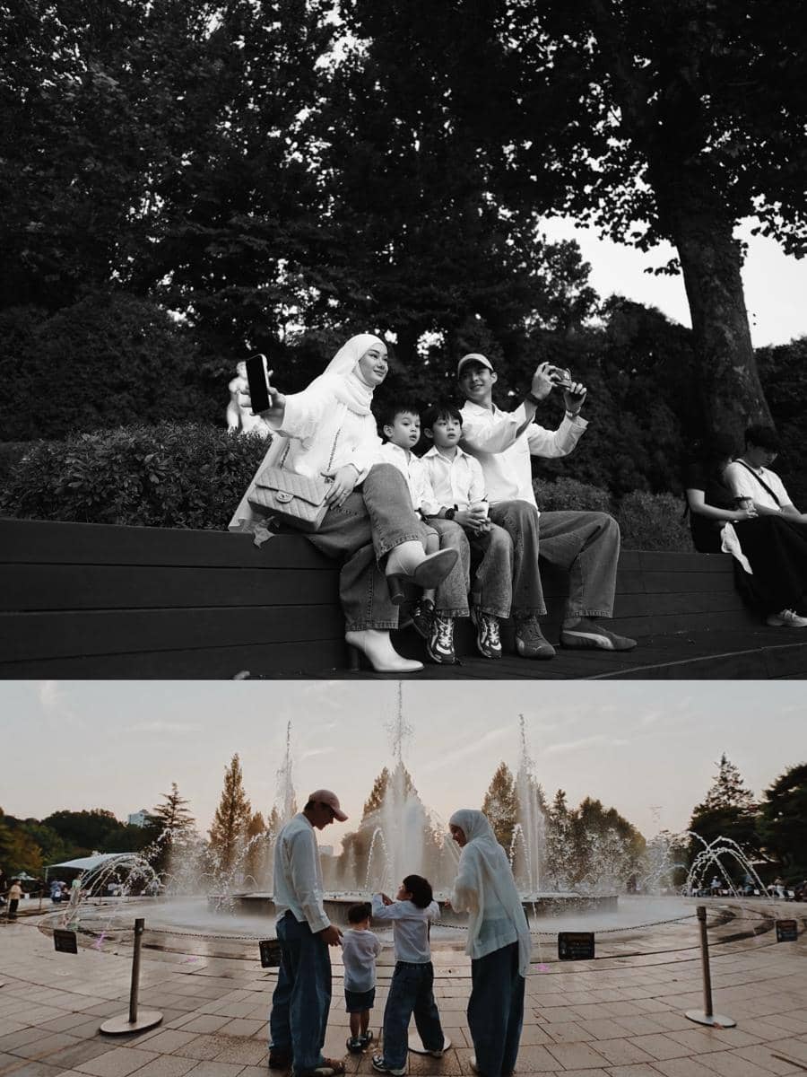 Rey Mbayang dan Dinda Hauw ajak anak Children's Grand Park, Seoul