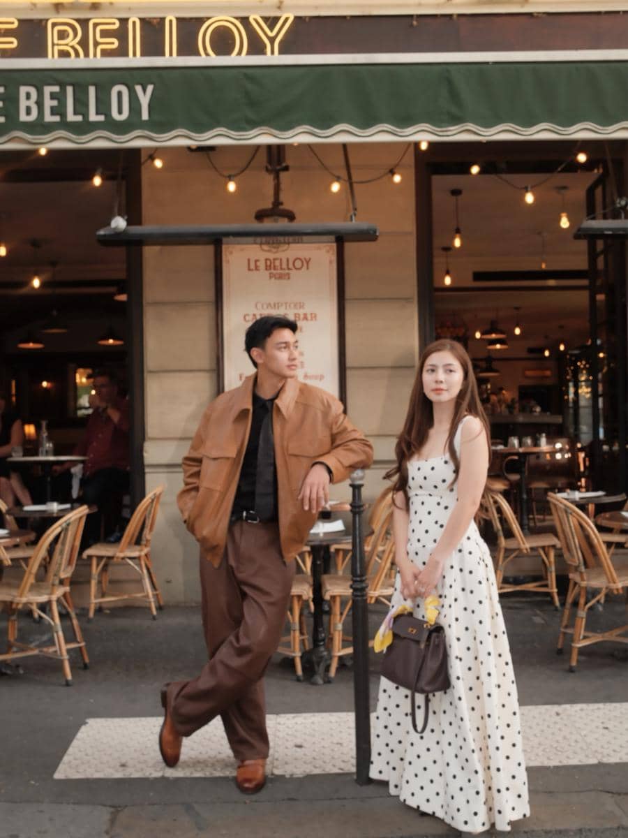 Felicya Angelista dan Caesar Hito liburan musim gugur di Paris