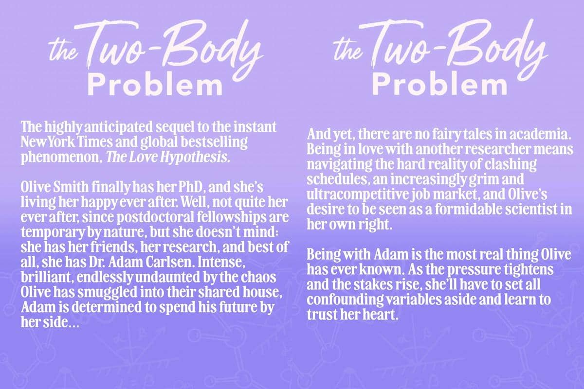 Sinopsis The Two Body Problem