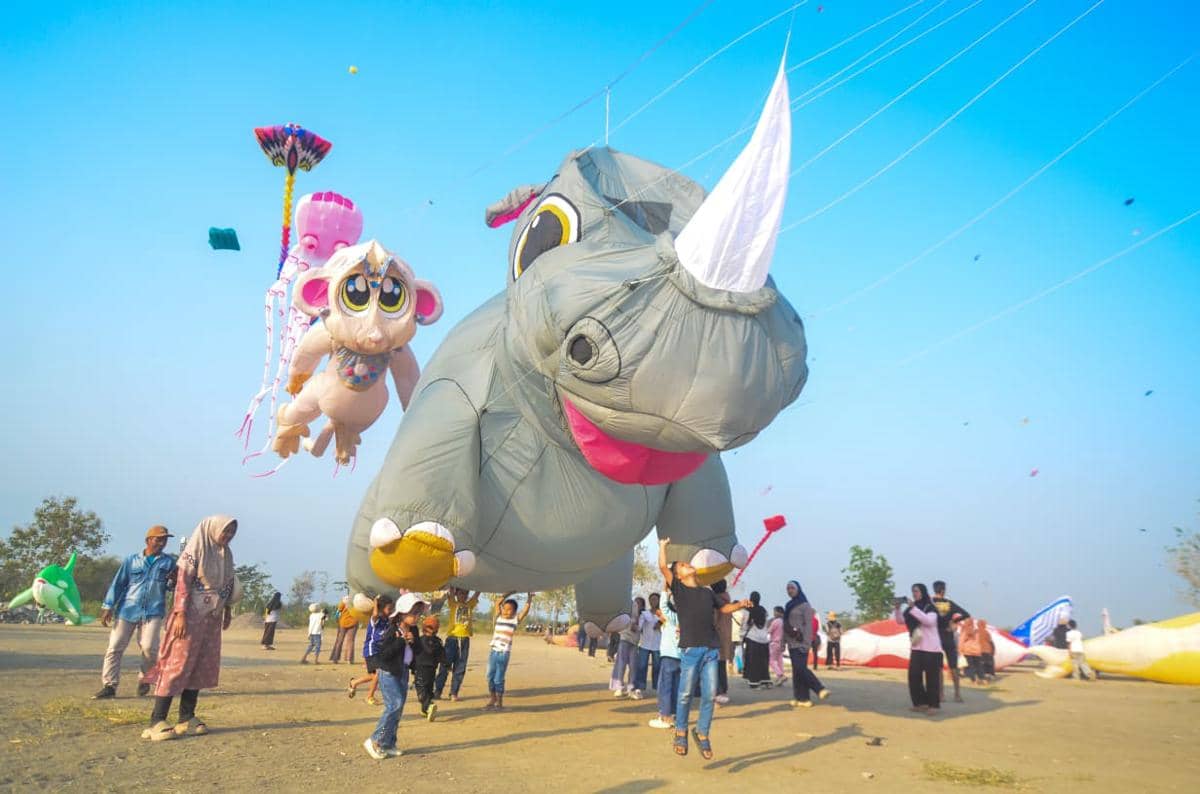 Foto hasil karya Haryanto Subekti di acara kolaborasi PFI Yogyakarta dengan Sleman Kite Festival (SKF) 2026. (Dokumentasi PFI Yogyakarta)