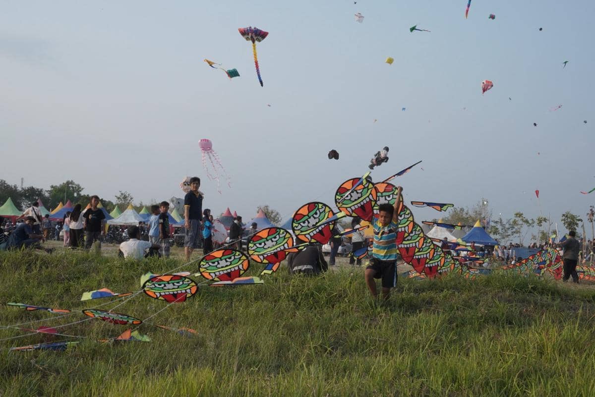 Foto karya Gesta Mandiri di acara kolaborasi PFI Yogyakarta dengan Sleman Kite Festival (SKF) 2026. (Dokumentasi PFI Yogyakarta)