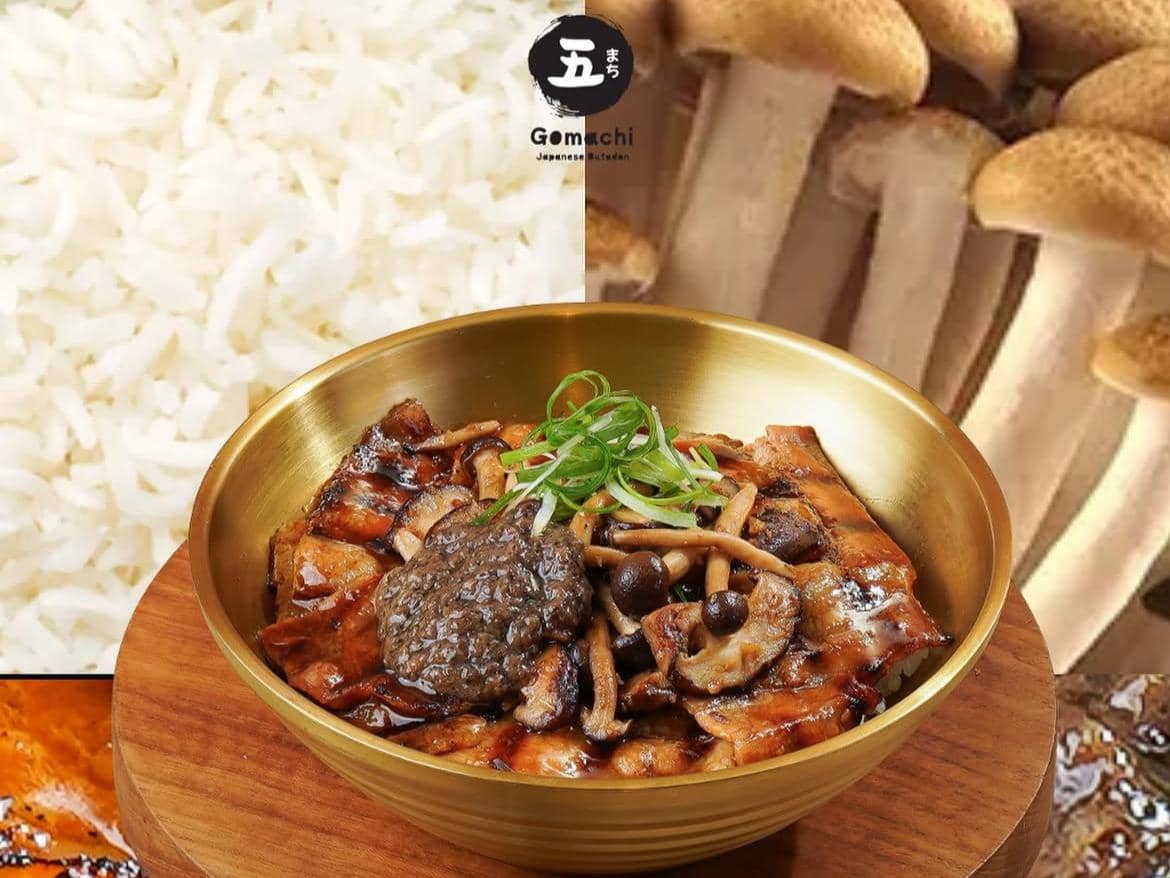 Potret sajian menu Toryufu Butadon di Gomachi Butadon Alam Sutera