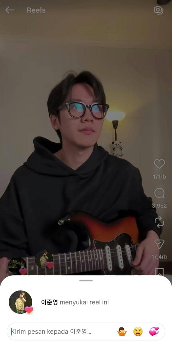 Lee Jun Young menyukai unggahan William Zhang