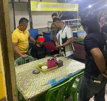 Pria berinisial ES (32), warga Kampung Kemu Kecamatan Banjit, Kabupaten Way Kanan ditangkap di wilayah Penajam, Kabupaten Penajam Paser Utara, Kalimantan Timur. (Dok. Polres Way Kanan).