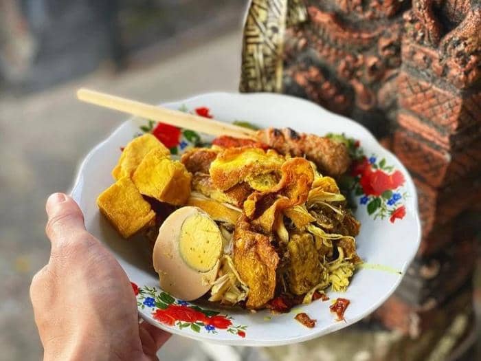 Potret menu Nasi Ayam Men Weti Sanur