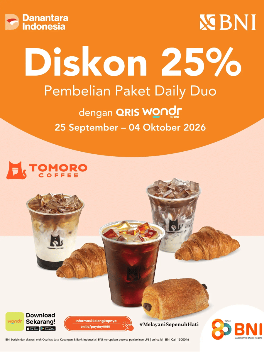 Promo Tomoro Coffee September 2026 
