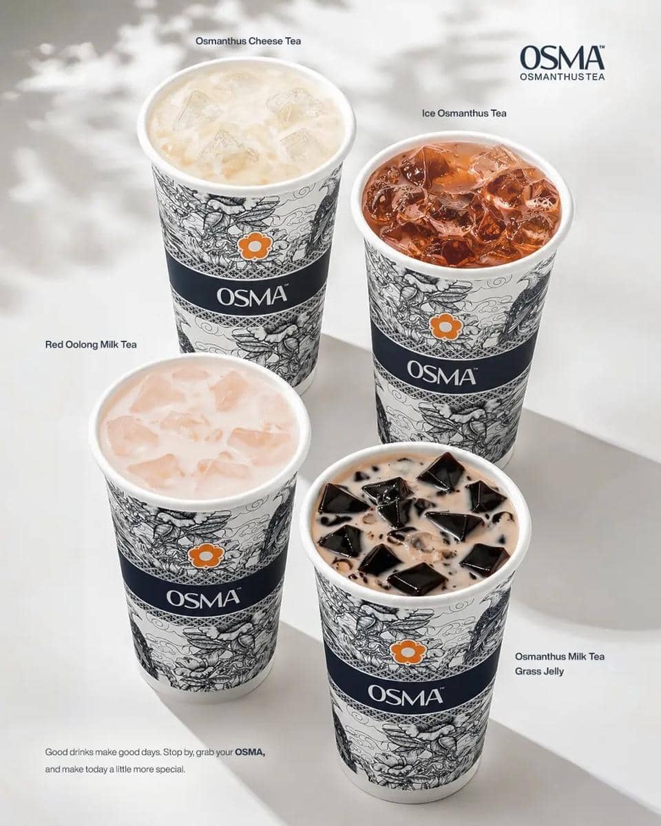 menu OSMA Osmanthus Tea