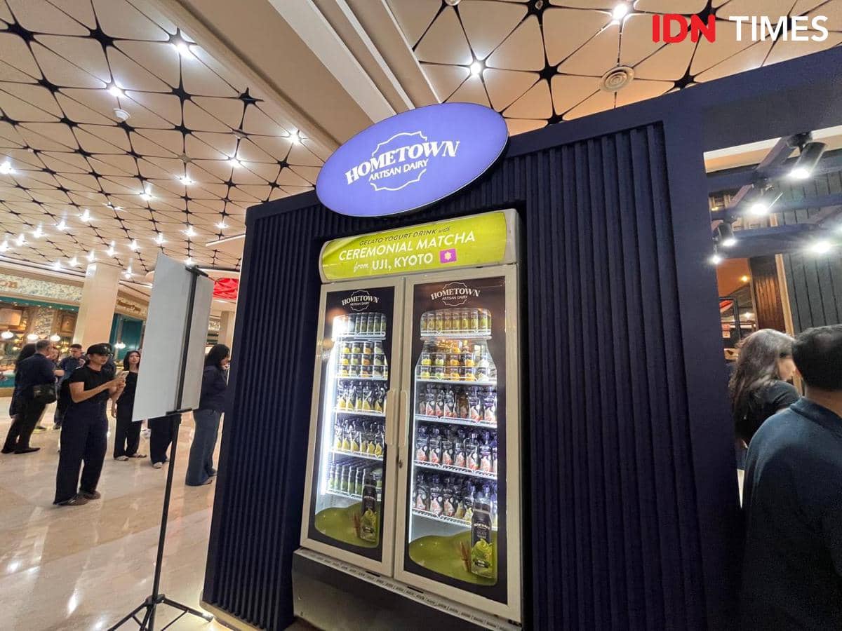 Potret pop-up store Hometown Artisan Dairy, Kota Kasablanka, Jakarta Selatan