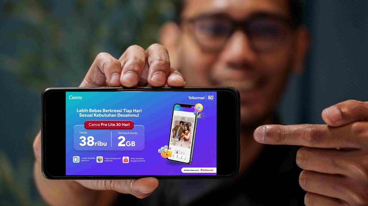 Paket Bundling Canva Pro Lite Telkomsel Mulai Rp8.000