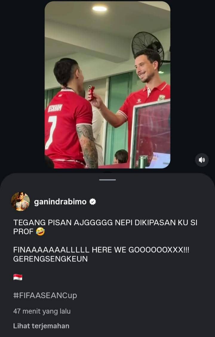 Reaksi artis Indonesia untuk kemenangan Indonesia atas Bangladesh di FIFA ASEAN Cup 2026
