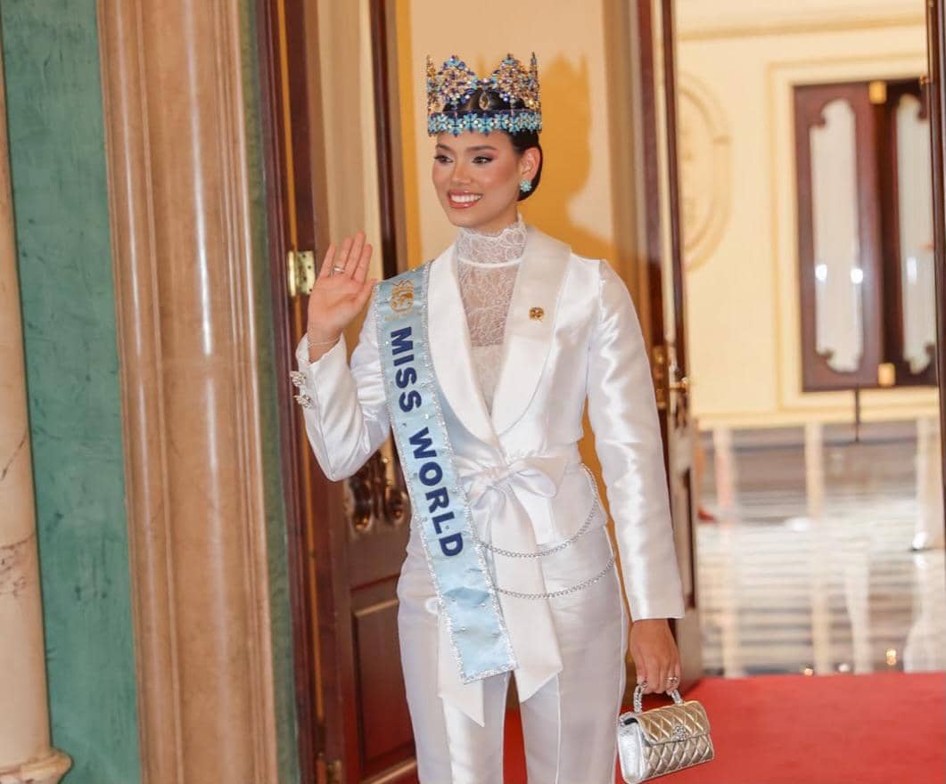 Potret Pertemuan Miss World 2026 dengan Presiden Republik Dominika