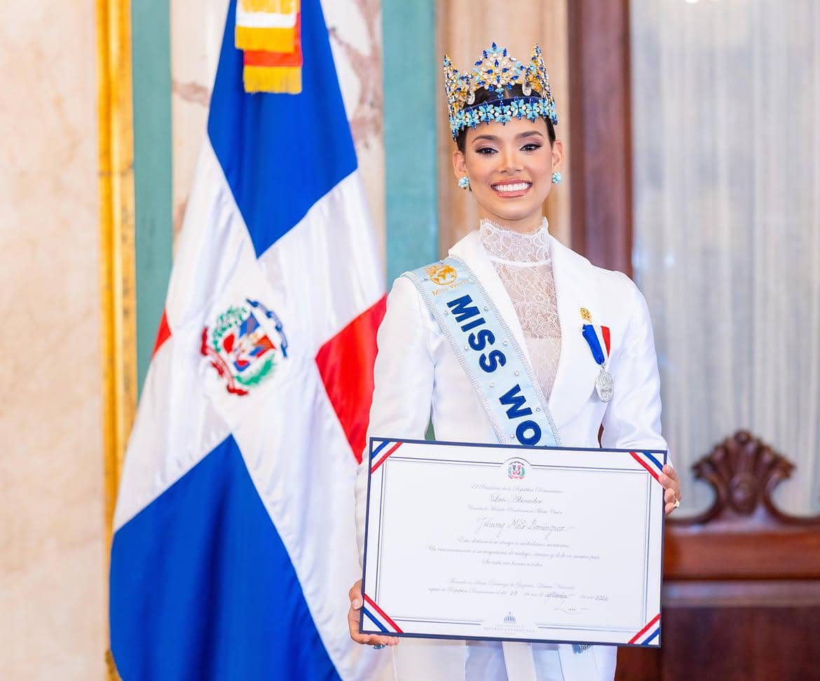 Potret Pertemuan Miss World 2026 dengan Presiden Republik Dominika