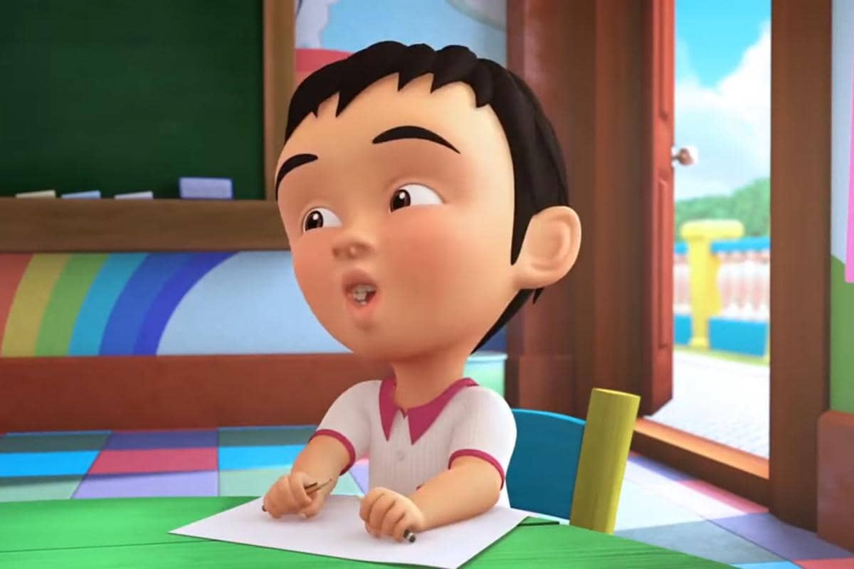 cuplikan Upin & Ipin episode Buku Nota Jarjit