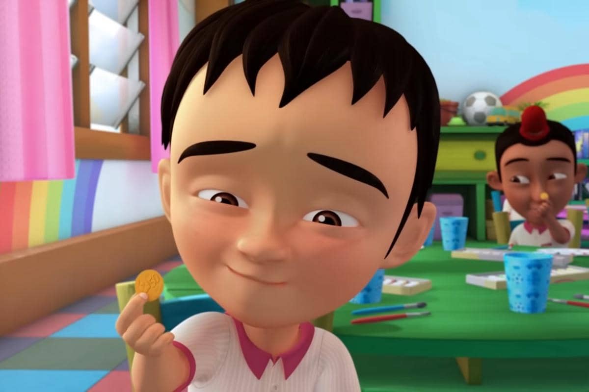 cuplikan Upin & Ipin episode Lindung Diri dan Keluarga