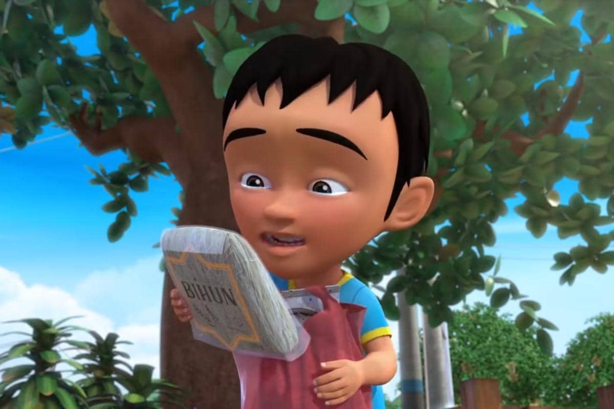 cuplikan Upin & Ipin episode Gerobok Rezeki