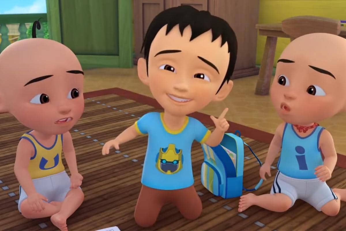 cuplikan Upin & Ipin episode Bijak Sifir