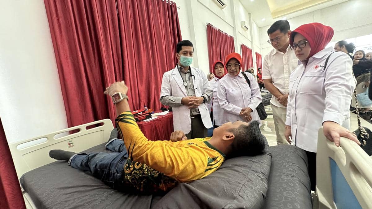 Relawan Kalbar Lakukan Pemeriksaan Kesehatan usai Berjibaku dengan Karhutla