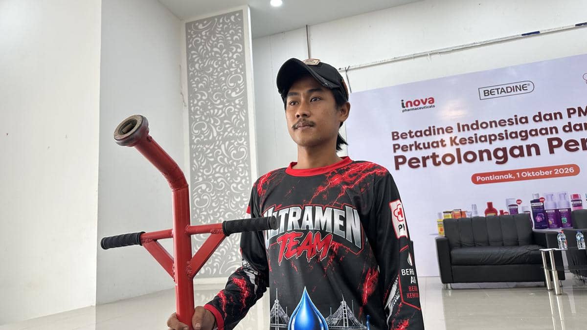 Pemuda Pontianak Bikin Nozzle Gambut, Inovasi Padamkan Api di Dalam Tanah