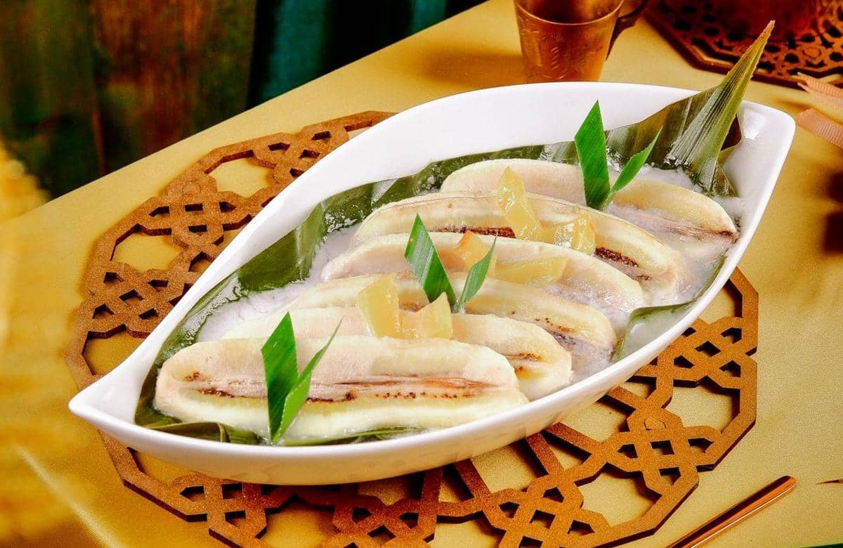 Resep Pisang Gapit Kuah Susu Durian, Sensasi Manis dan Creamy di Lidah
