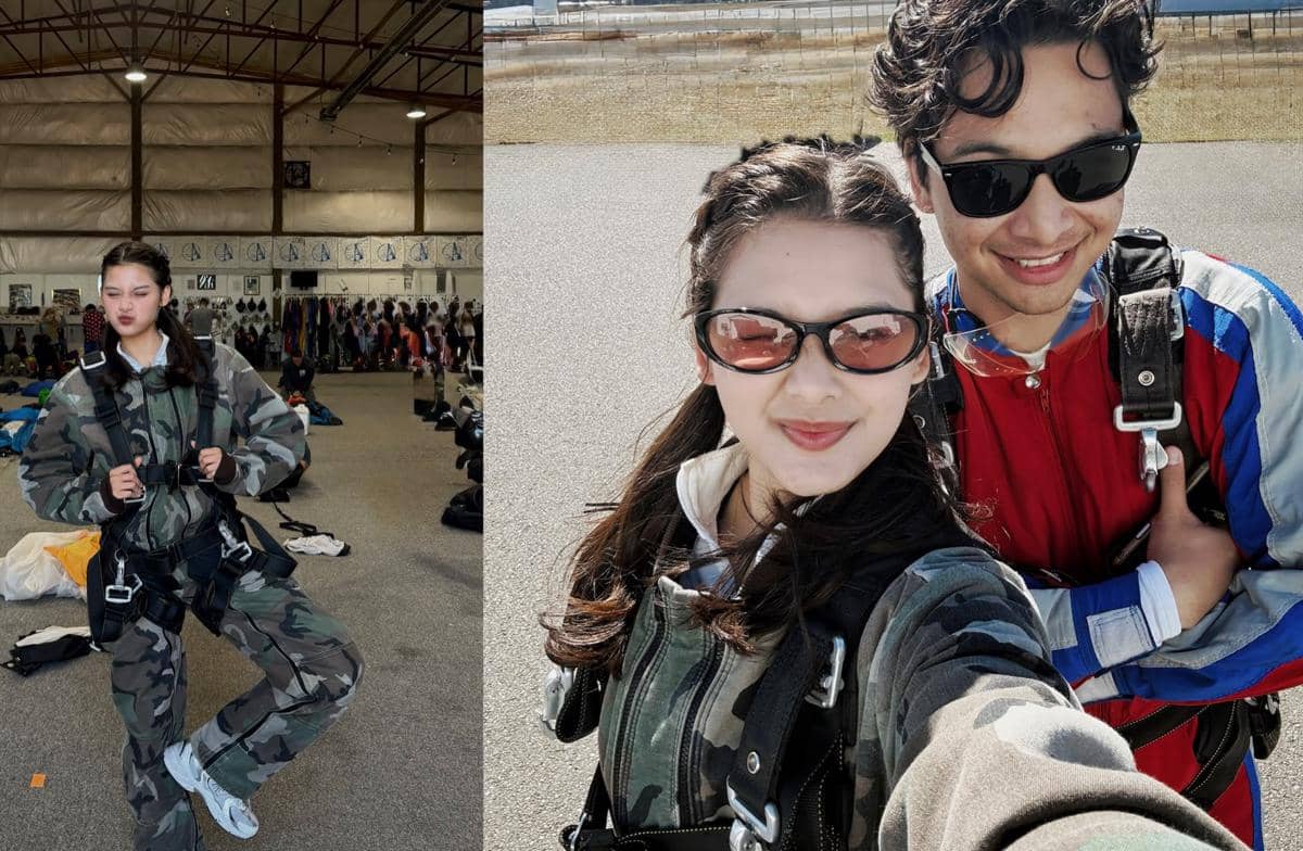 Callista Arum jajal skydiving di Washington