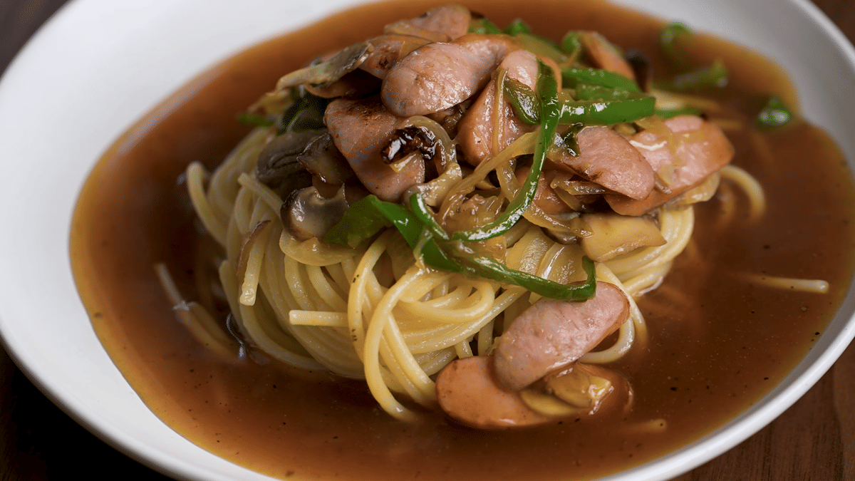 Resep Ankake Spaghetti dengan Saus Kental Khas Nagoya