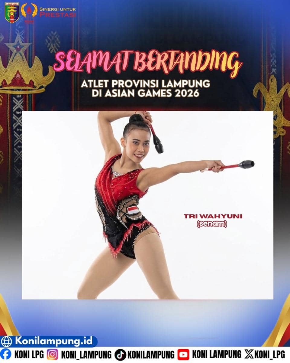 Atlet Lampung yang berangkat ke Asian Games. (Instagram: KONI Lampung)