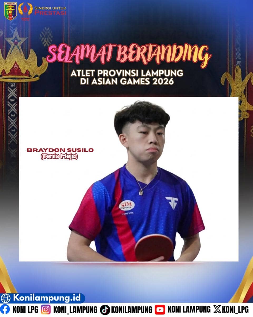 Atlet Lampung yang berangkat ke Asian Games. (Instagram: KONI Lampung)