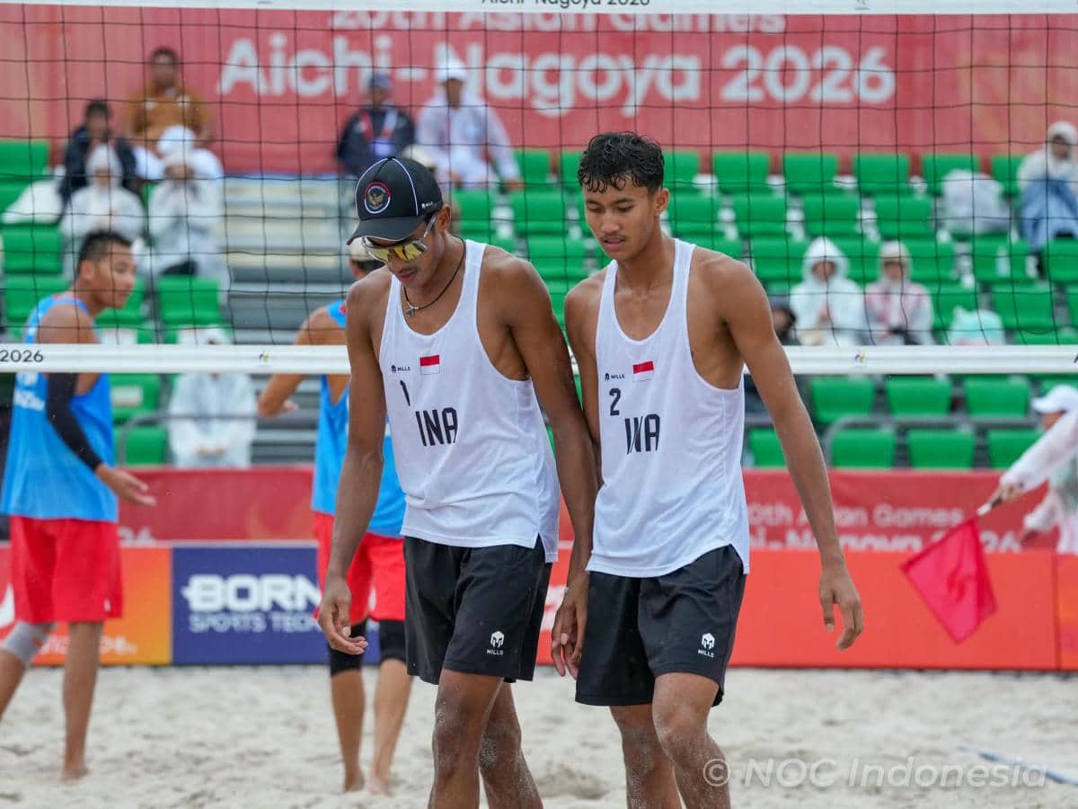 Bintang Cedera, Voli Pantai Indonesia Raih Perak Asian Games 2026