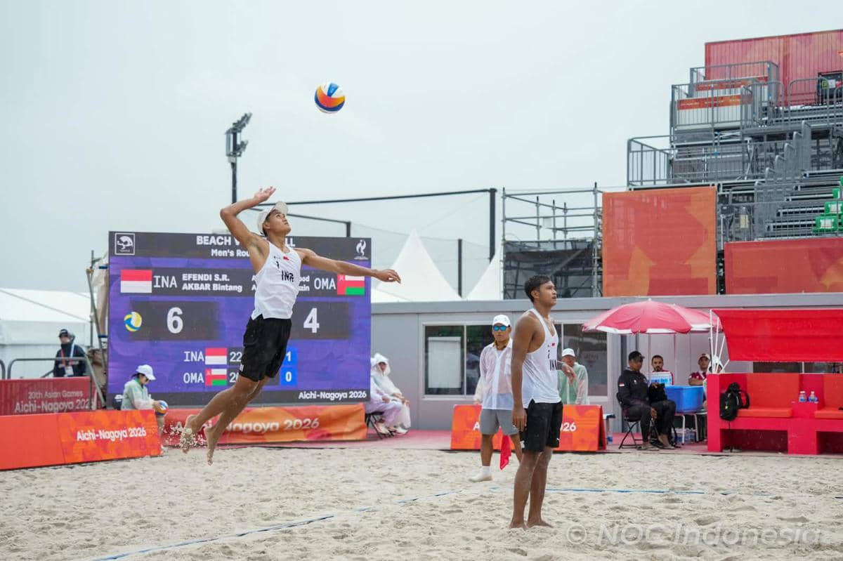 Ciamik, Tim Voli Pantai Indonesia Lolos ke Final Asian Games 2026