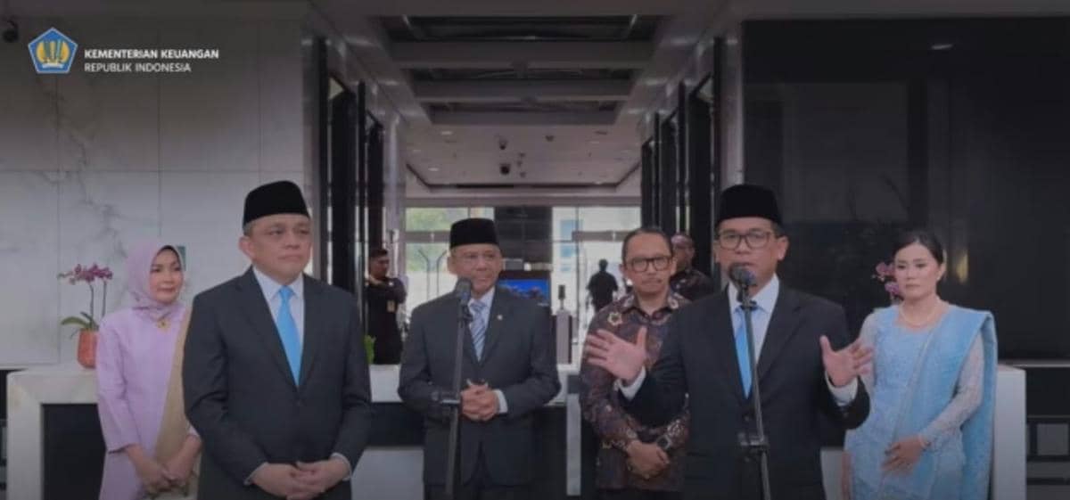 Wakil Menteri Keuangan (Wamenkeu) Nurkholisoh Ibnu Aman dan Wakil Menteri Keuangan Luky Alfirman.