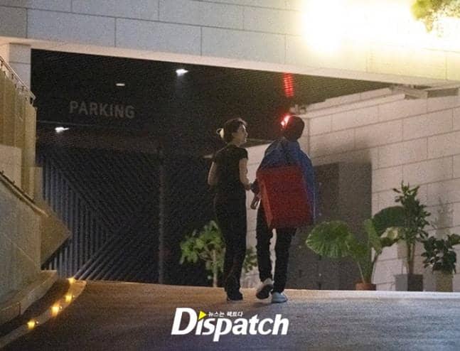klaim bukti hubungan Nana dan T.O.P dari Dispatch (dok. Dispatch)