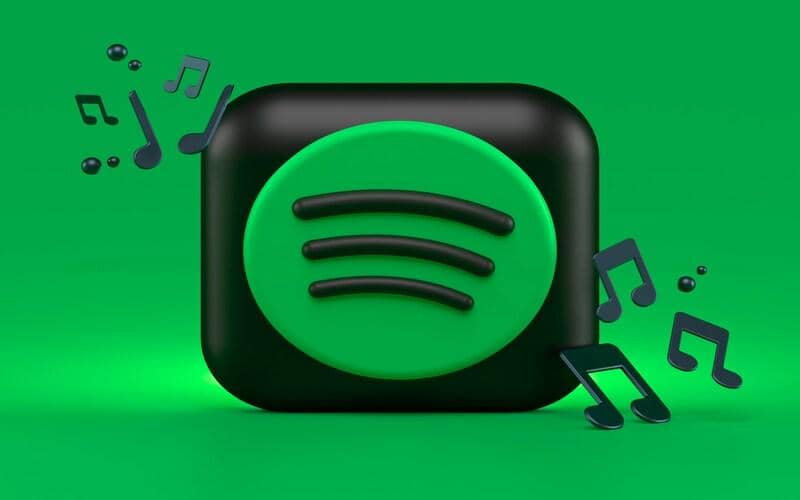 ilustrasi logo aplikasi Spotify